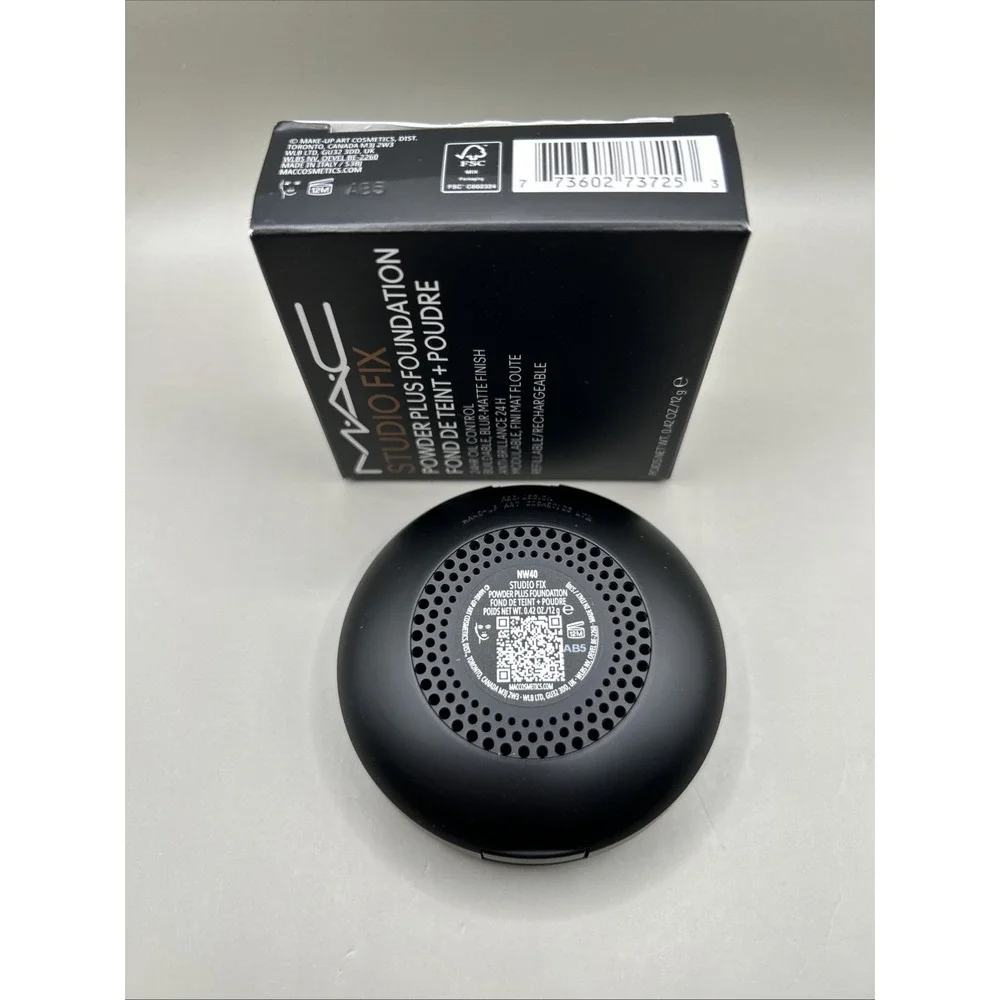 Mac Studio Fix Powder Plus Foundation 24HR Oil Control Nw40 NEW FORMULA 0.42oz